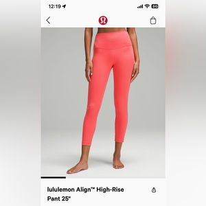 Lululemon align leggings
